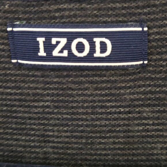 Izod NWT 2000 Natural Stretch Classic V Neck Navy Cotton Blend Sweater Size XL - Picture 6 of 8